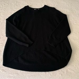 REBECCA MINKOFF Women's Hi-Lo Cashmere Sweater Sz. L